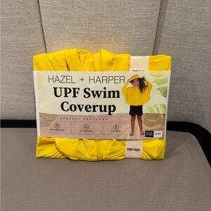 Yellow UPF Duck Kids Swim Coverup